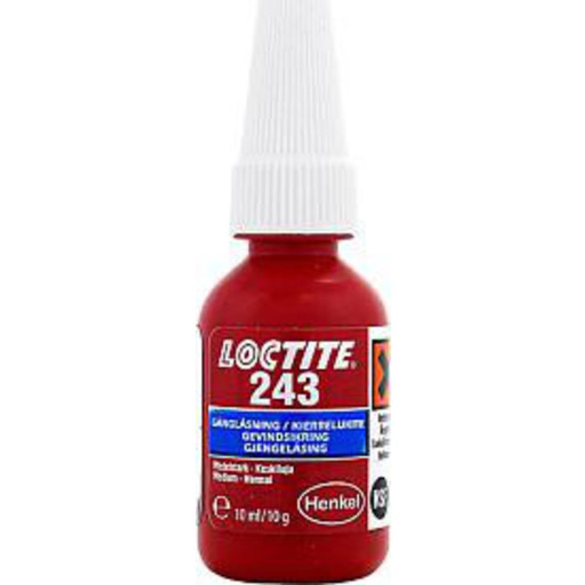 LOCTITE gevindsikring 243, medium styrke, 10 ml