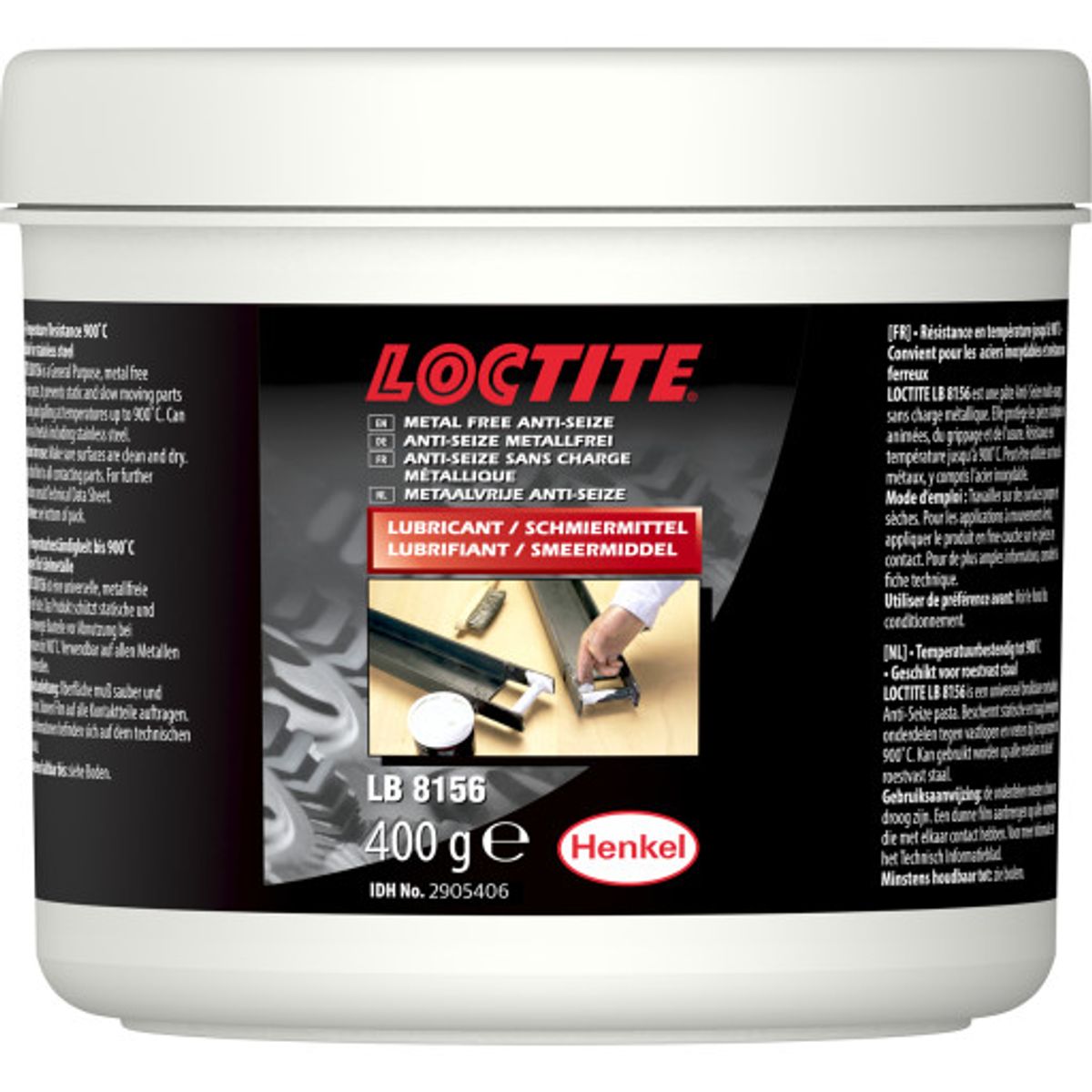 LOCTITE smøremiddel LB 8156, hvid, 400 g