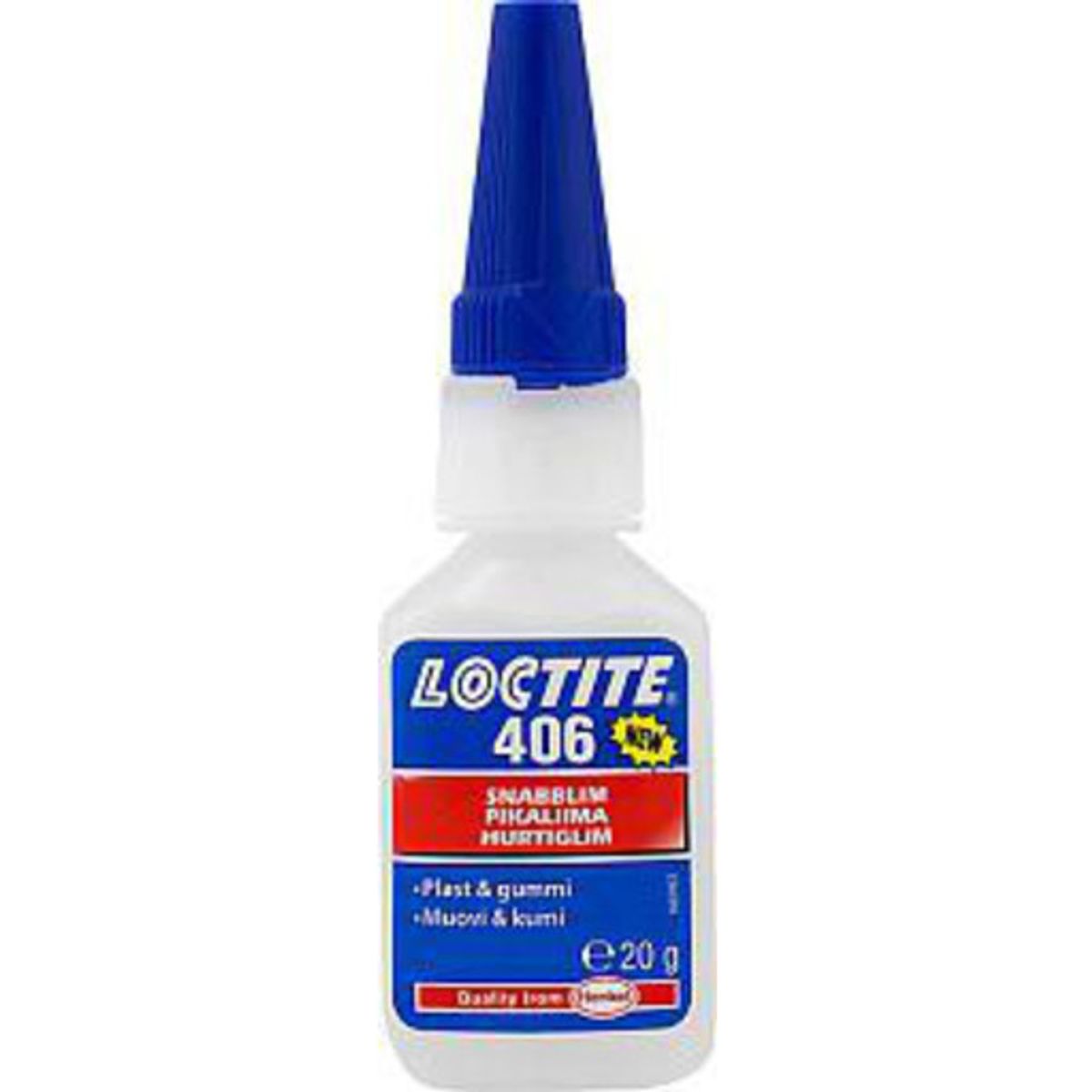 LOCTITE hurtiglim 406, tyndt flydende, 20 g