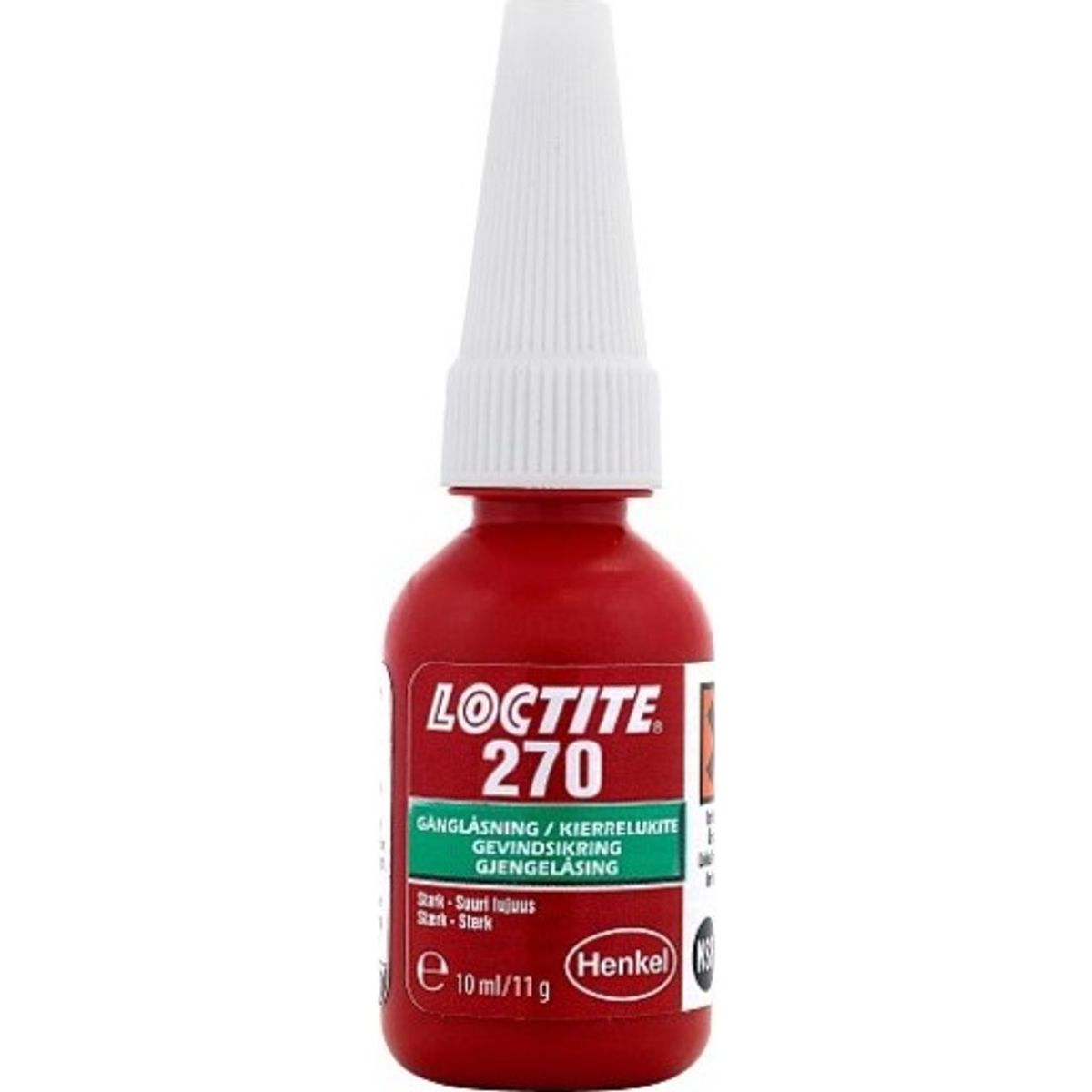 LOCTITE gevindsikring 270, høj styrke, 10 ml