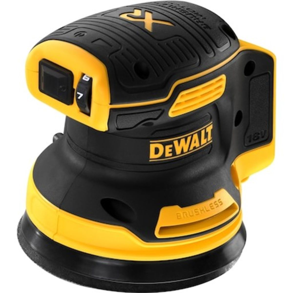 DEWALT 18V excentersliber, 125mm, DCW210NT-XJ