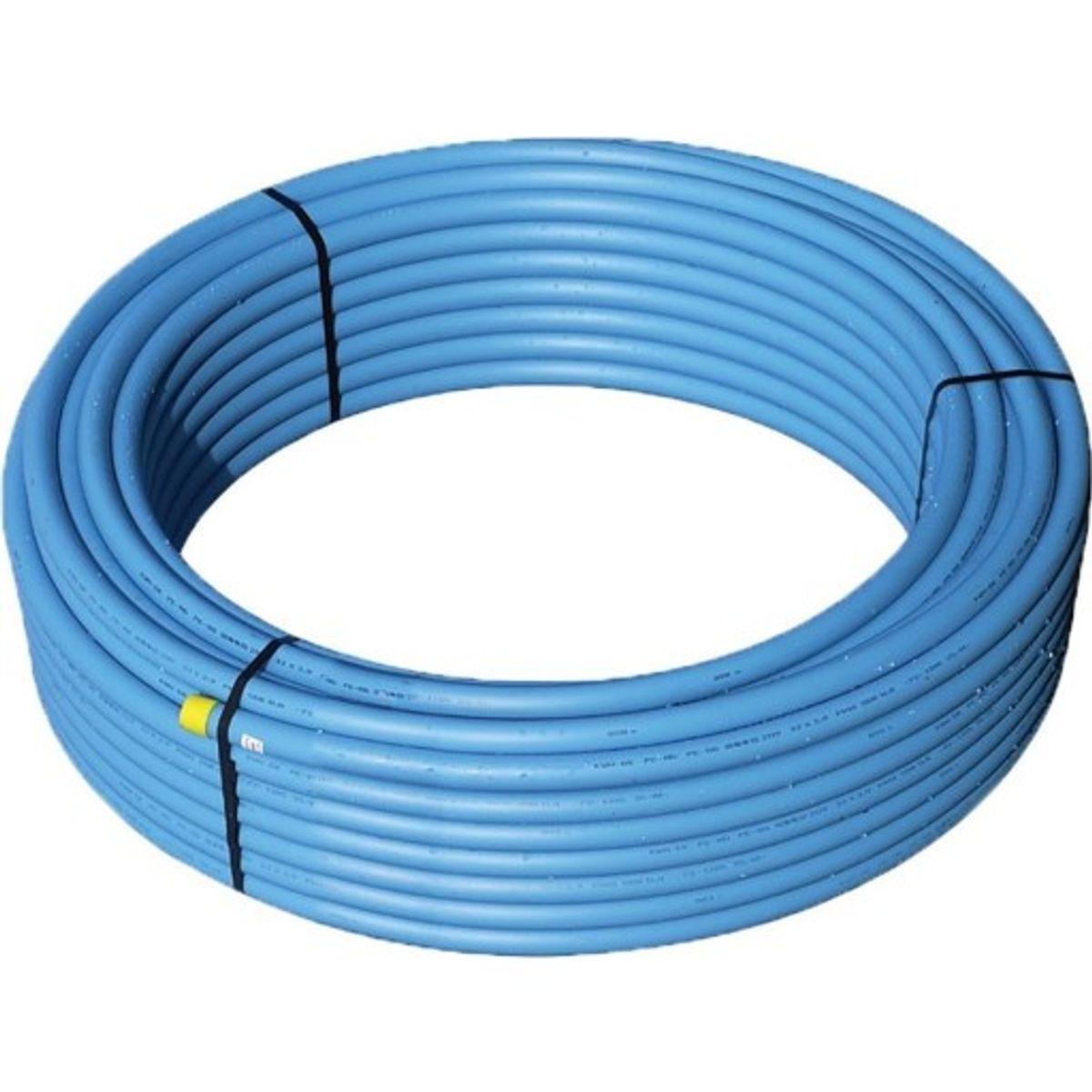 Uponor 63 mm PE80 PN10 SDR11 rør, blå, 50 m, DK-VAND