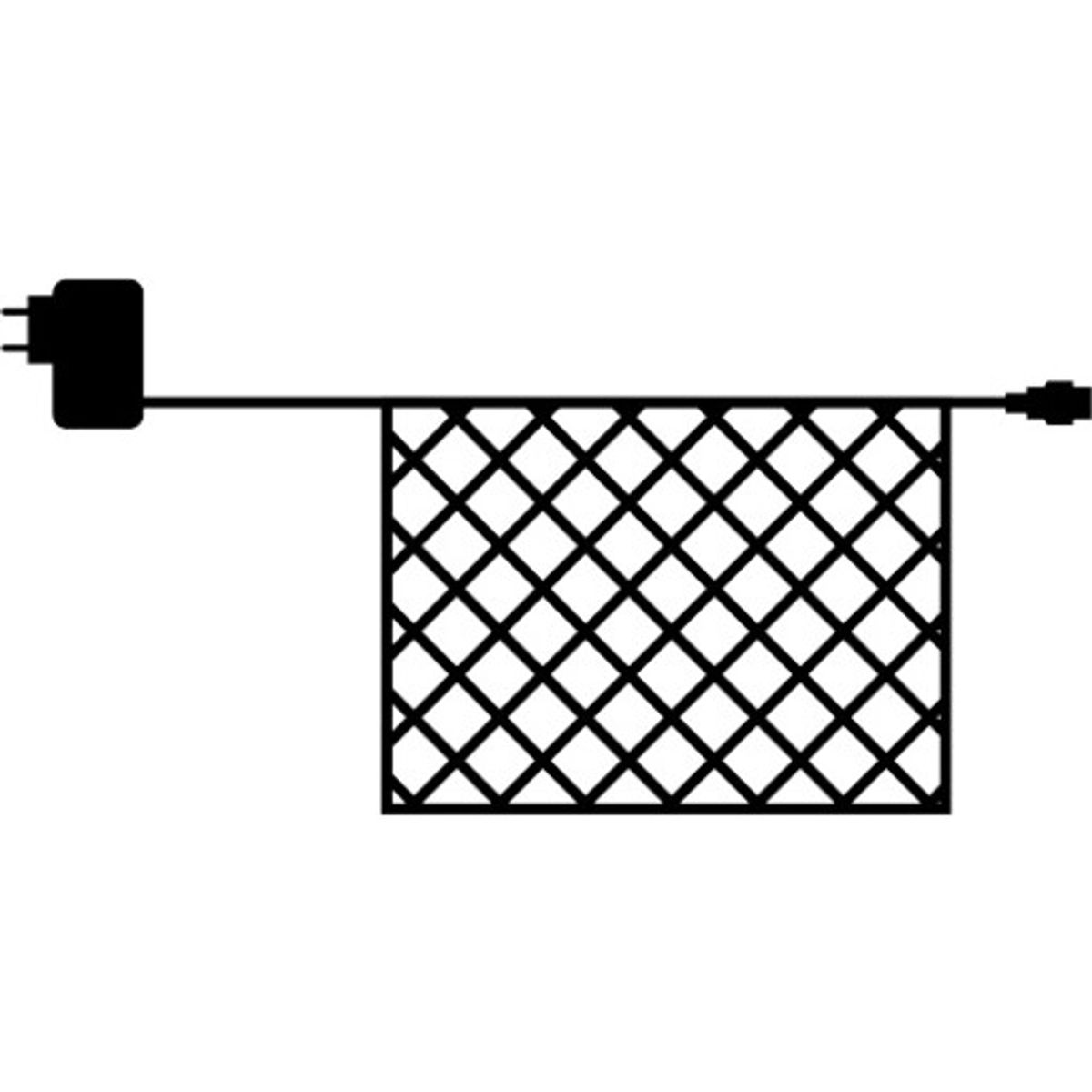 10 stk Sirius Easy-Line Net 100 LED, 1,5m