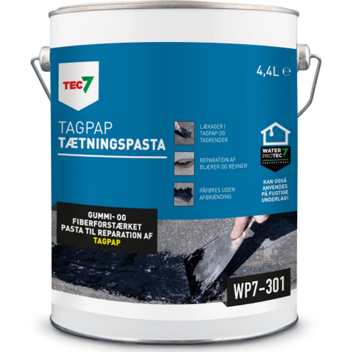 Tec7 tagpaptætningspaste WP7-301, 4,4 l