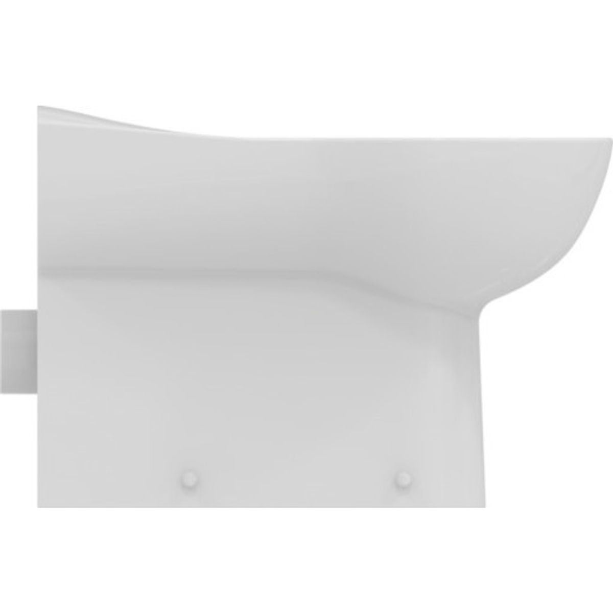 Ideal Standard Contour 21+ toilet, back-to-wall, uden skyllekant, hvid