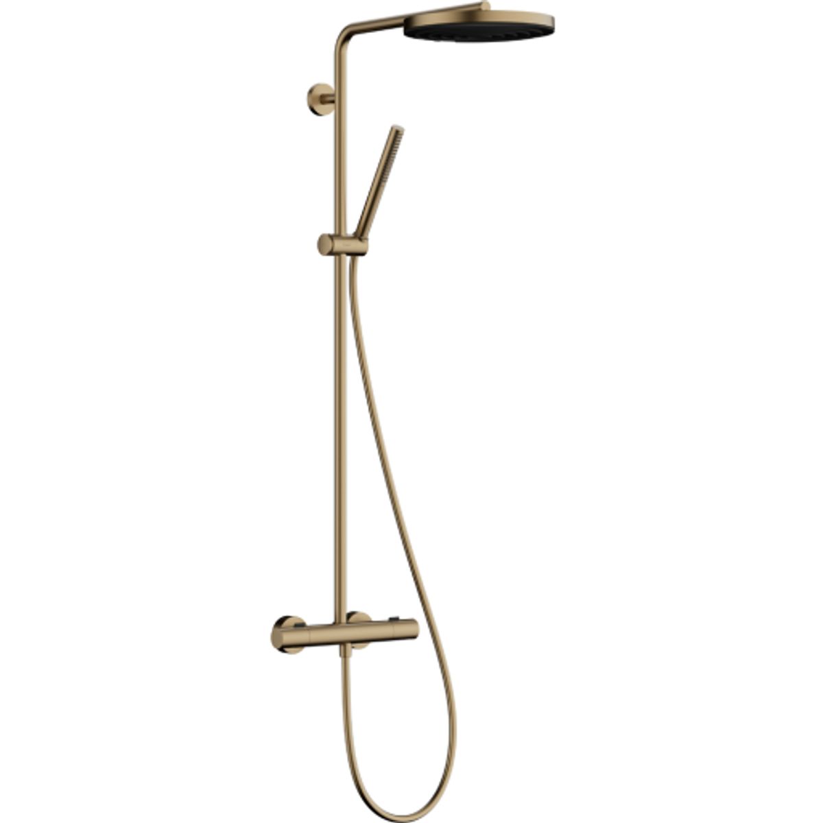 Hansgrohe Pulsify S Puro showerpipe 260 bruseset, børstet bronze