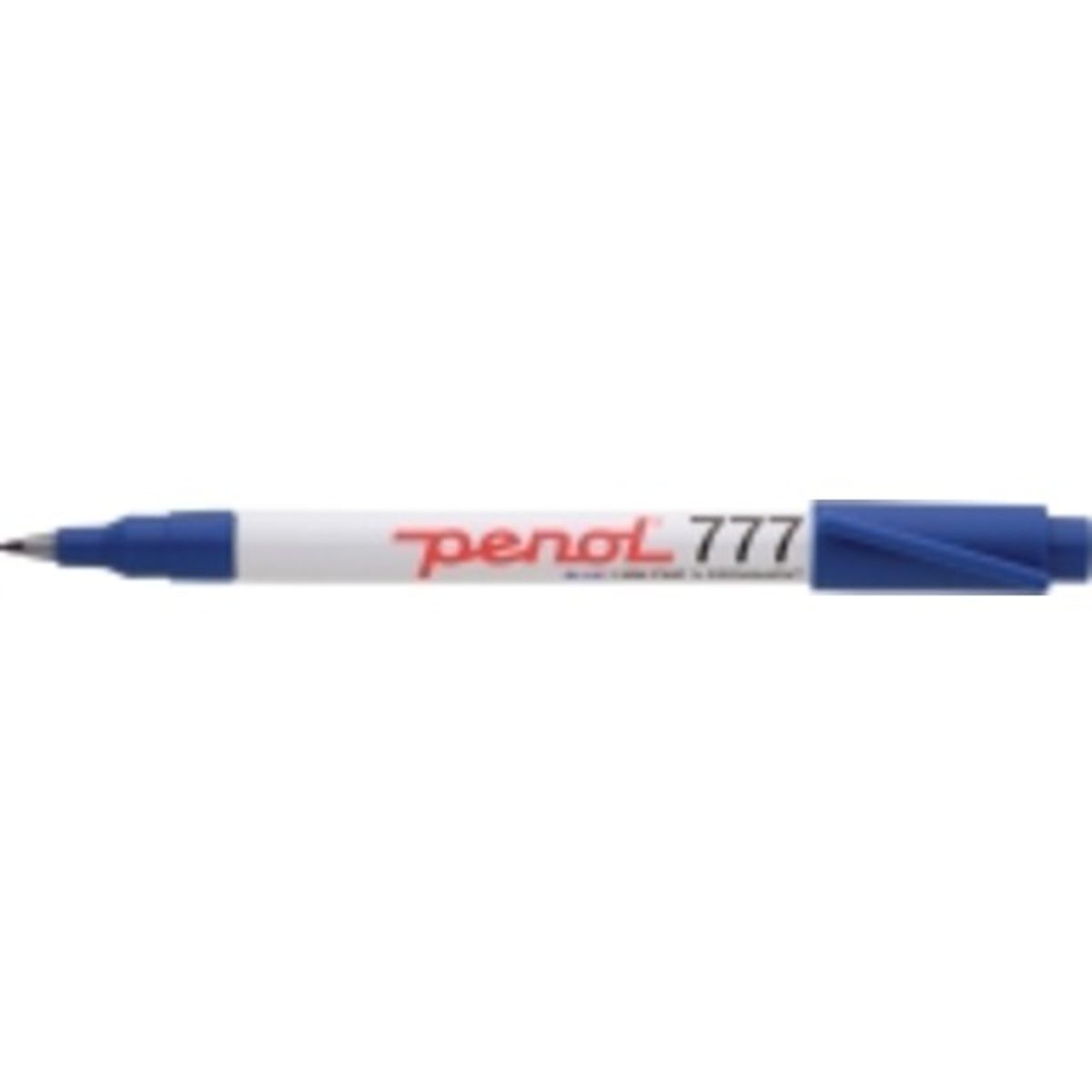 Penol permanent marker 777, bred tip, blå, 1 mm