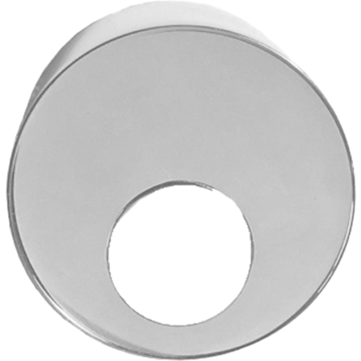 Cylinderkop, indvendig, 38 x 31 mm, nikkel satin