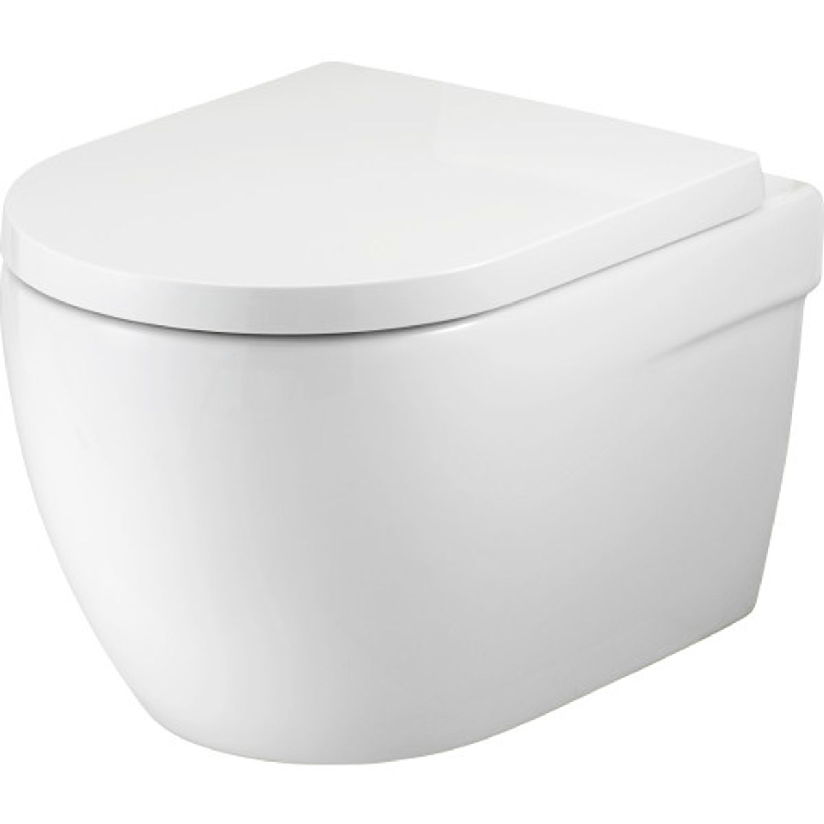 Pressalit Comfort D2 toilet, uden skyllekant, hvid