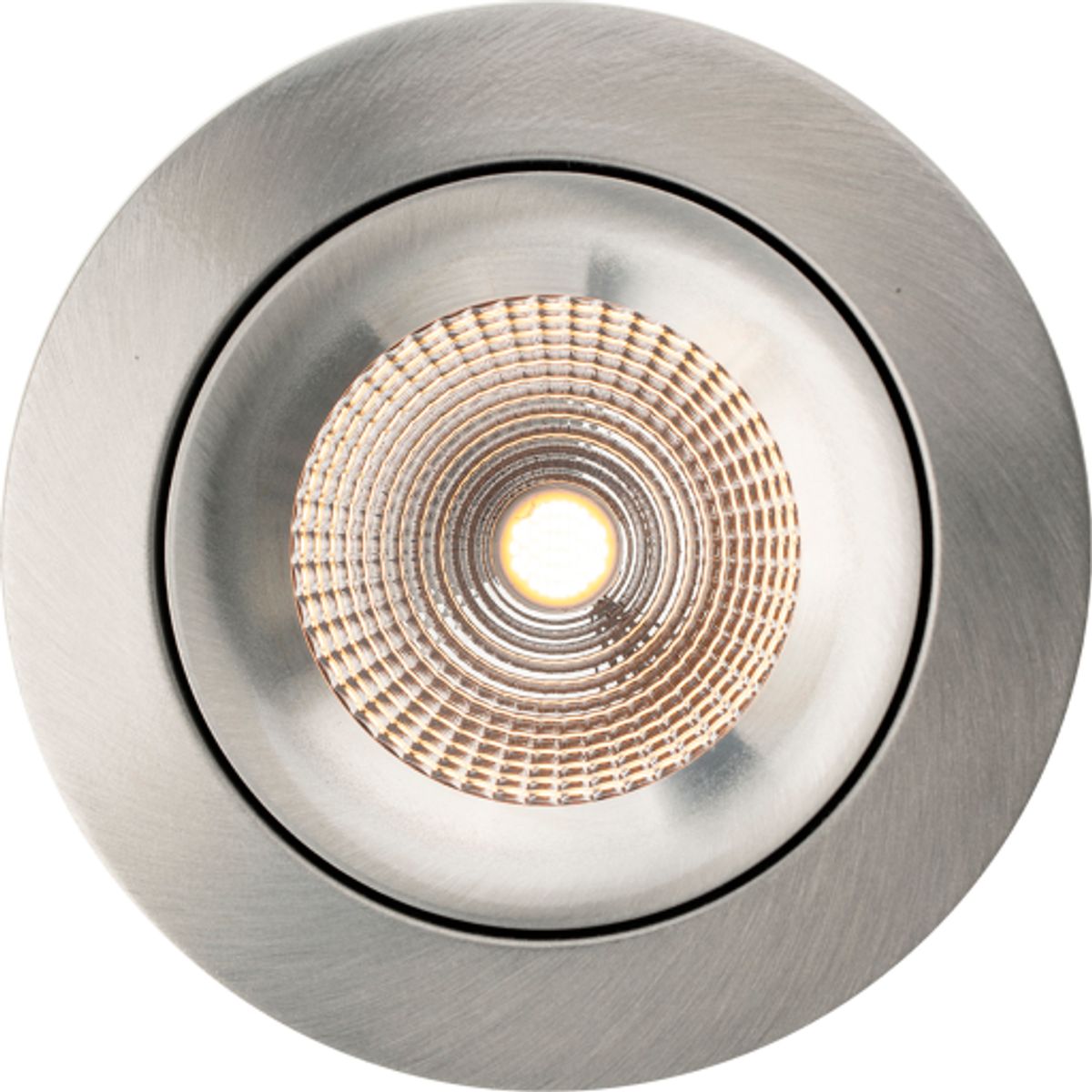 The Light Group One 360° SunLike indbygningsspot, 3000K, aluminium