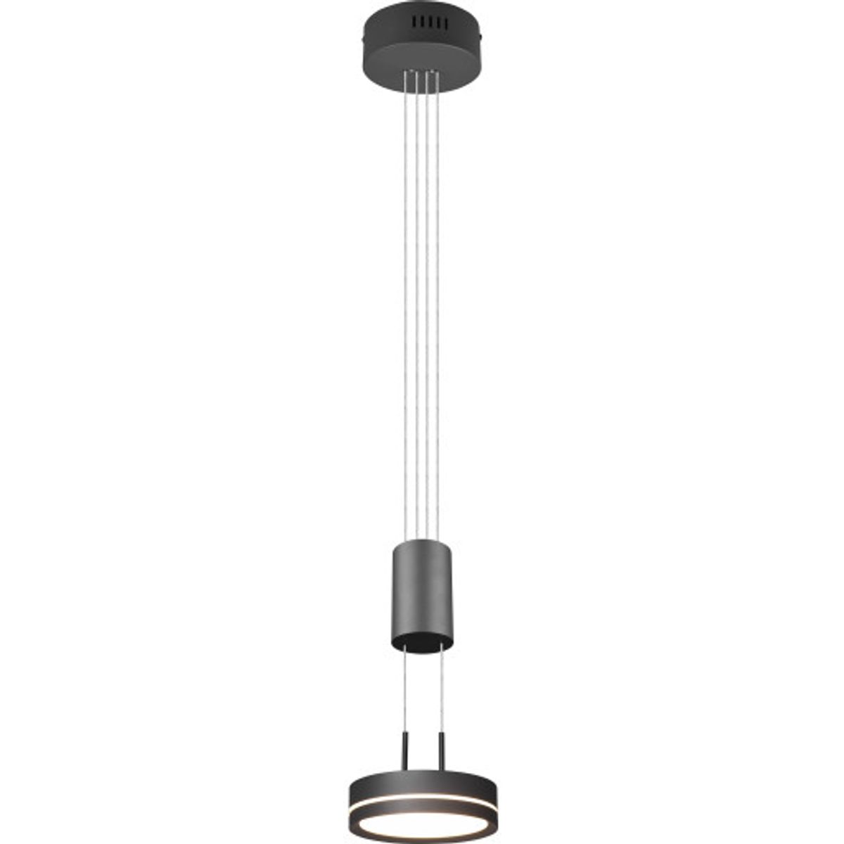 TRIO pendellampe FRANKLIN - incl.1x9W LED/1050Lm/3000K antracit