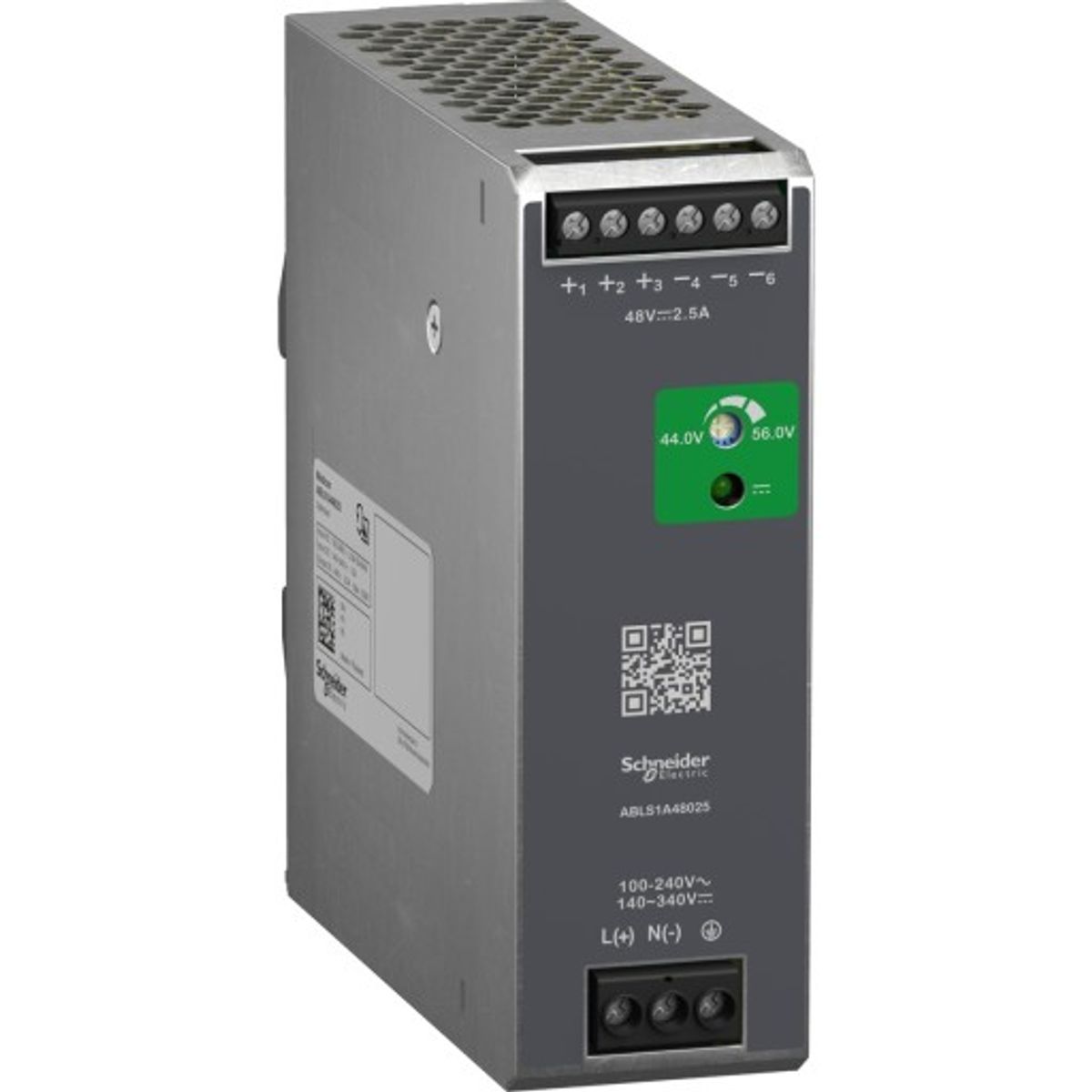 Strømforsyning Switch Mode 48V DC 2,5A 1F, optimized, ABLS1A48025