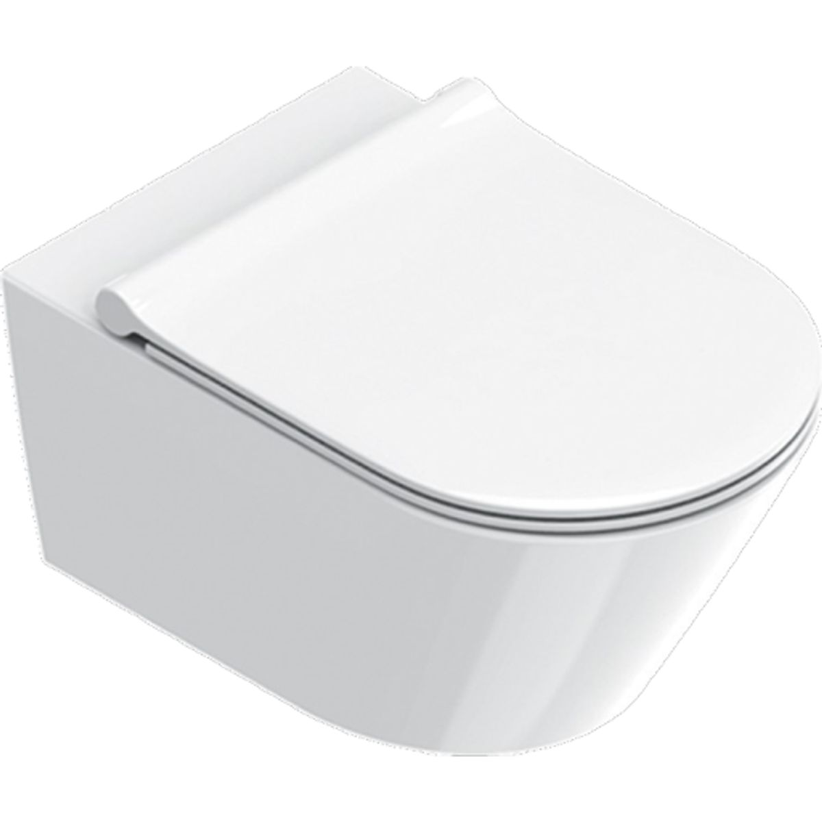 Catalano Zero vægtoilet 55x35cm med Silentech skyl,