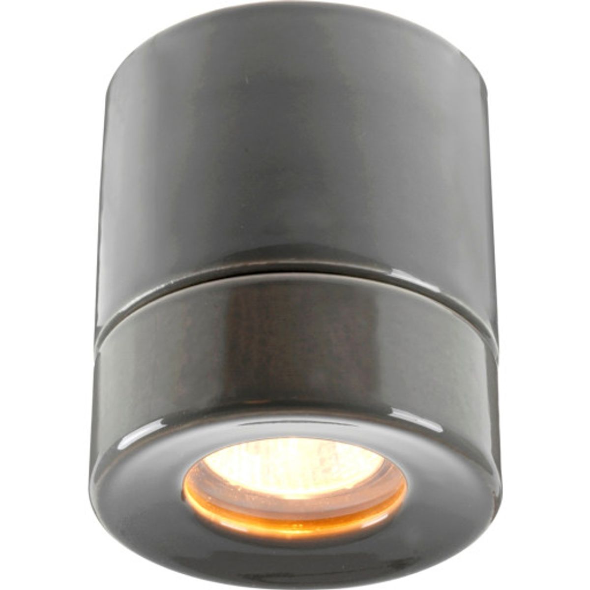 Sauna Downlight Light On design Knud Holscher grå, GU10