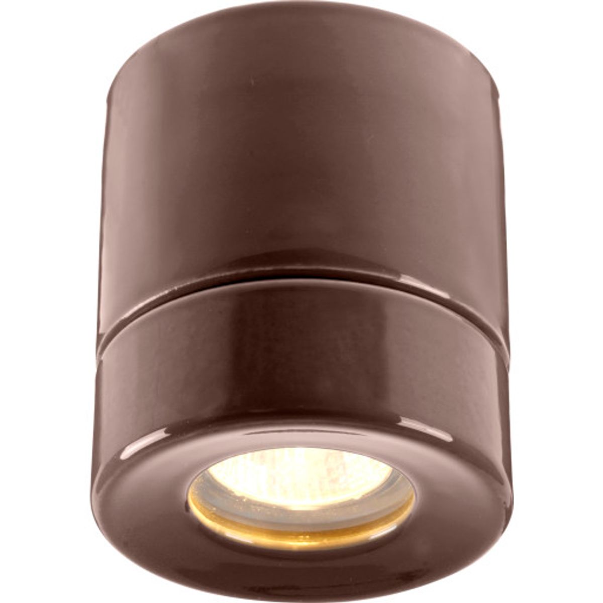 Sauna Downlight Light On design Knud Holscher brun, GU10