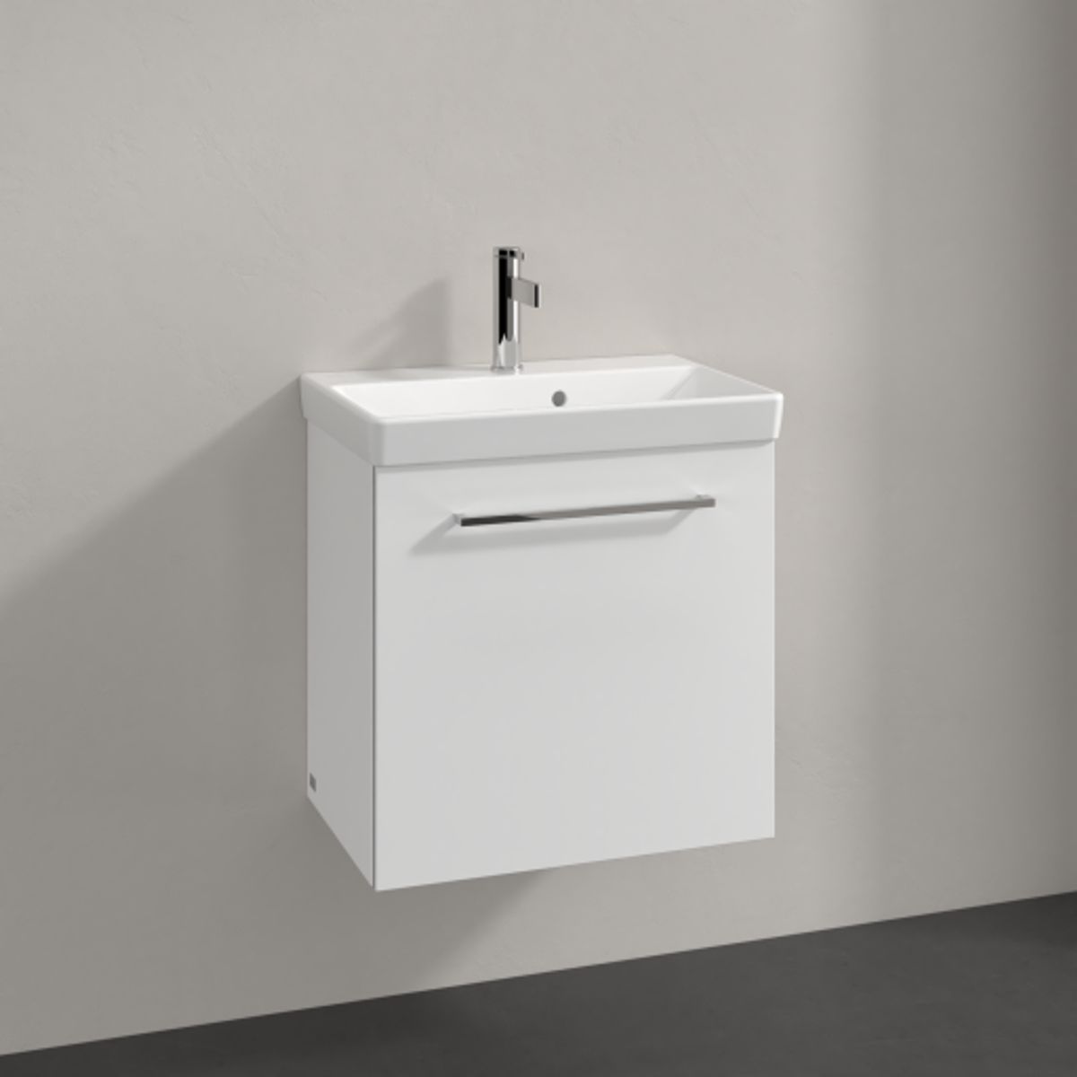 V&B A888 Avento vaskeskab venstre Crystal White