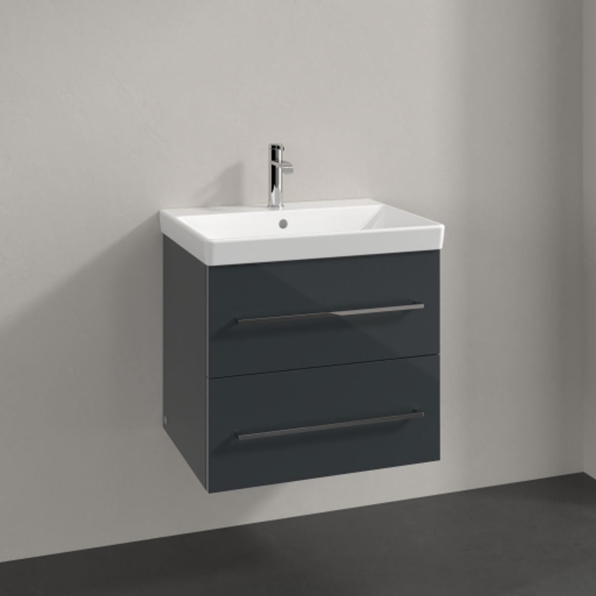 V&B A889 Avento vaskeskab Crystal Grey