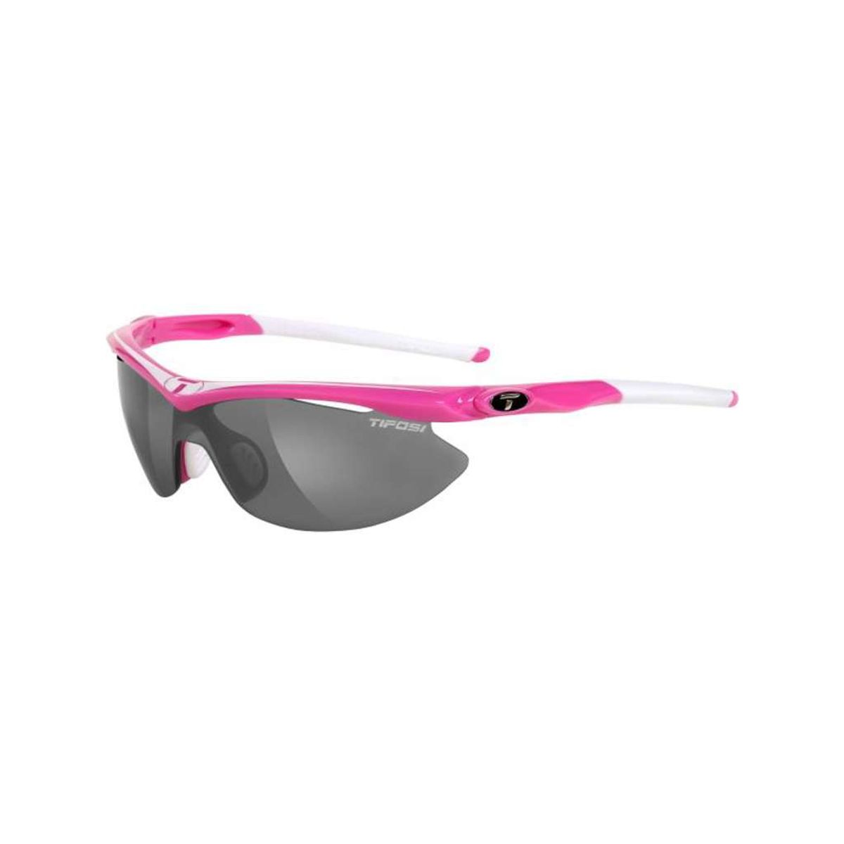 Tifosi Slip Cykelbrille - 3 Linser Smoke/Clear/AC Rød - Pink