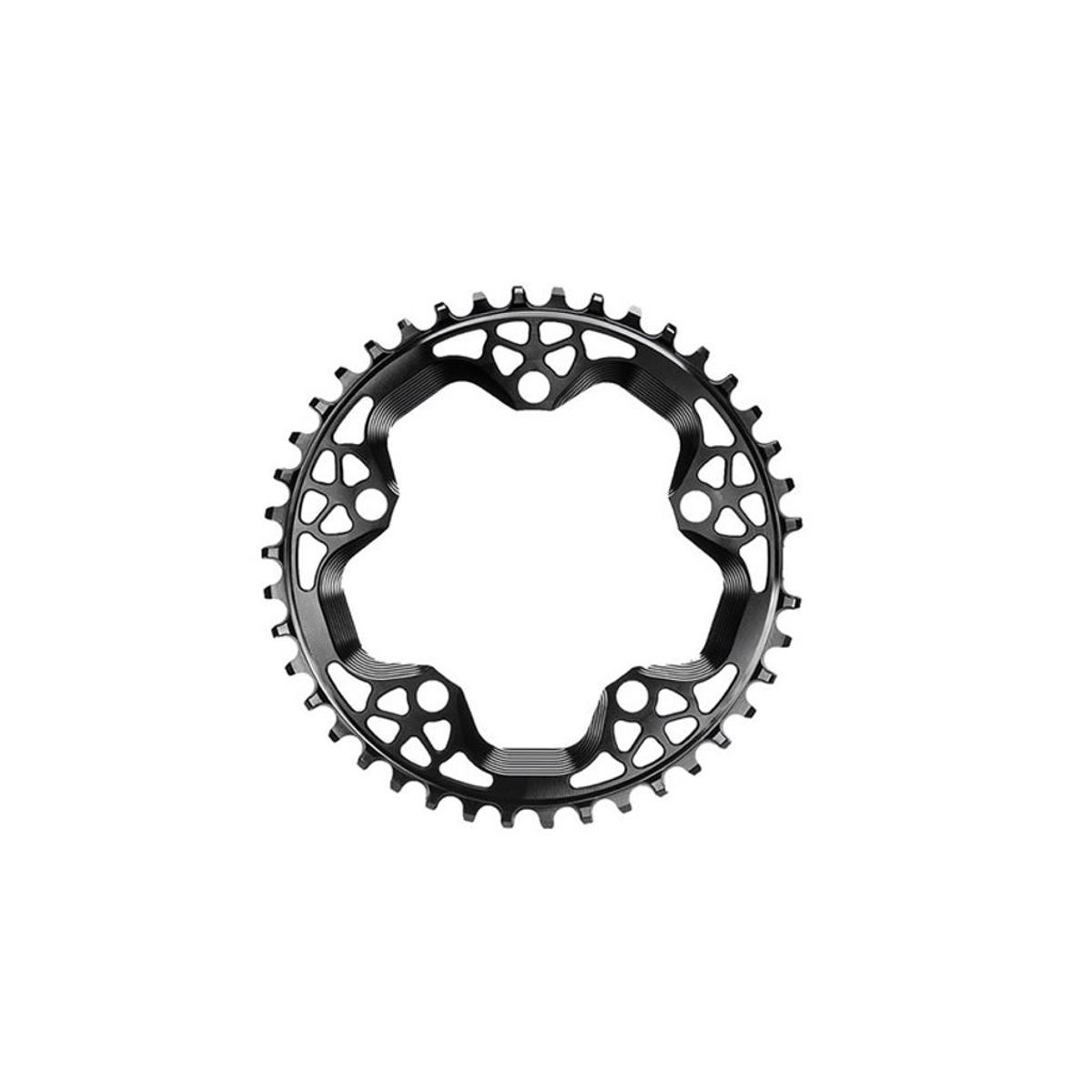 absoluteBLACK Rund klinge - 5 Huller - Singlespeed - ø110 mm - 42T - Sort