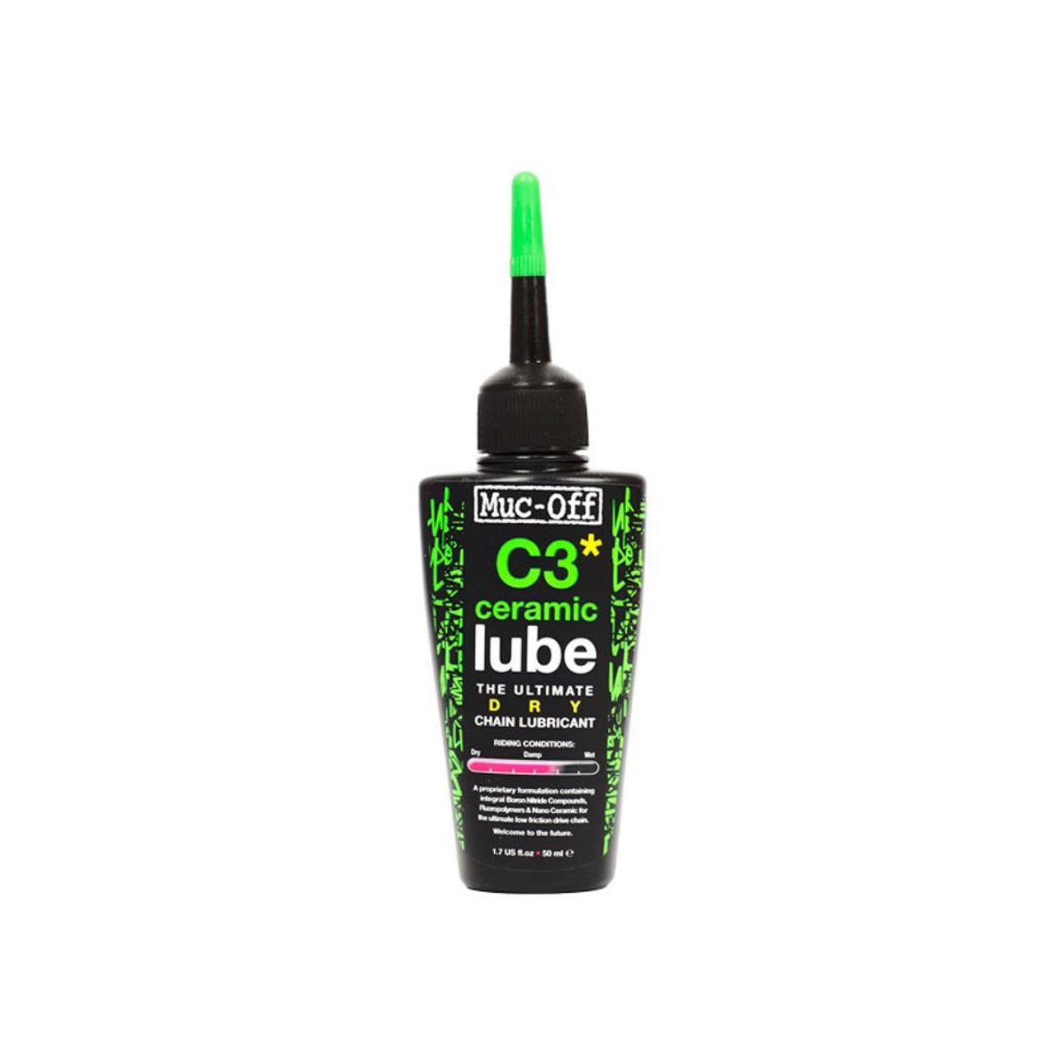 Muc-Off Dry Lube - C3 Ceramic - Keramisk - Tør kædeolie - 50 ml