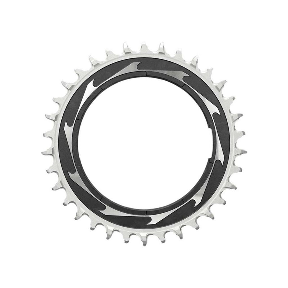 Sram XX SL T-Type klinge - Thread Mount - 12 Speed - 34T - Sølv