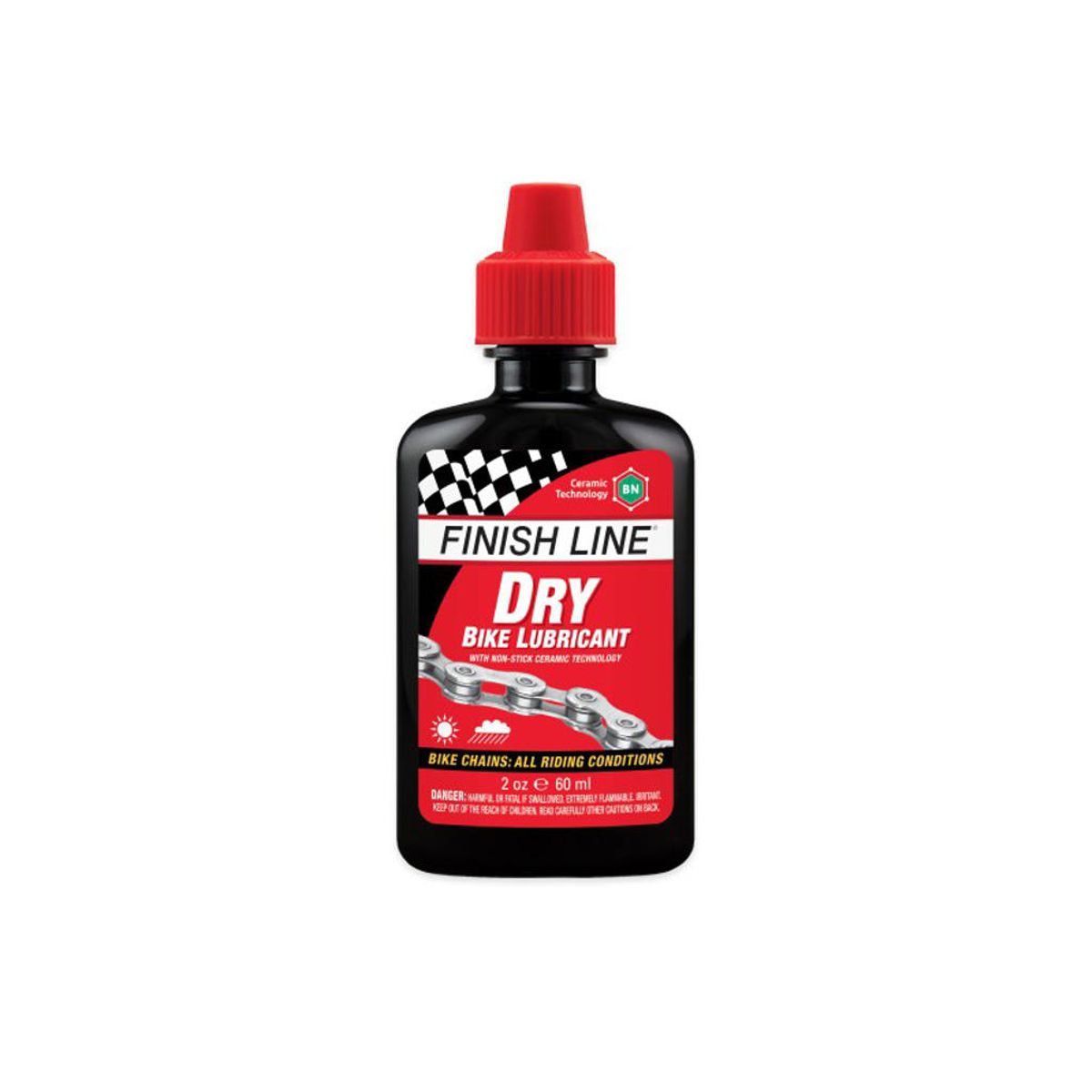 Finish Line Dry Lube - Kædeolie Til Alle Vejrtyper - 60 ml