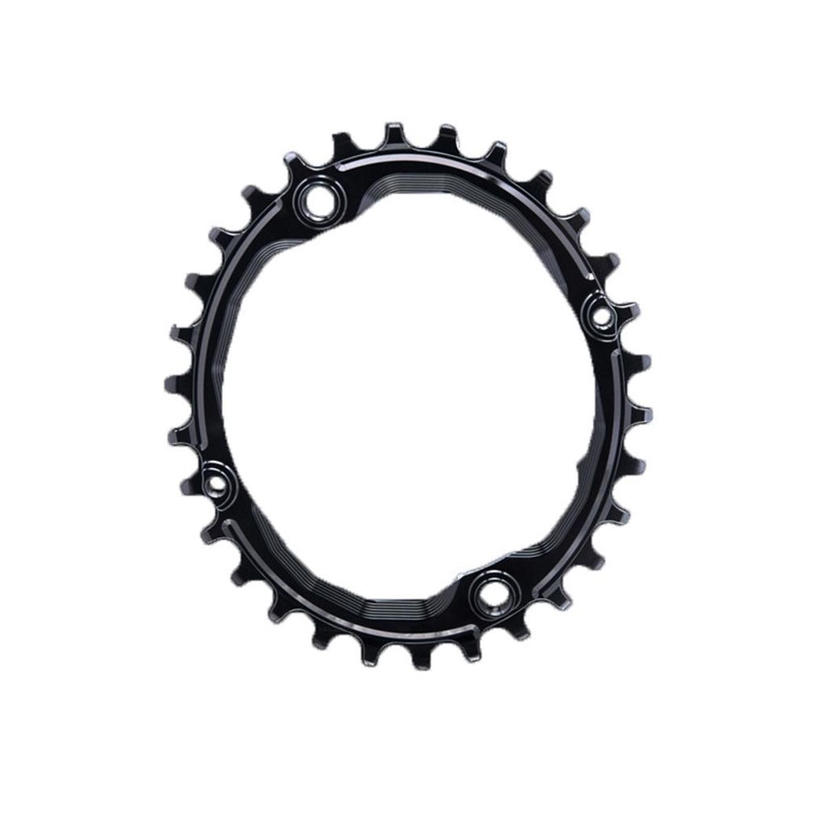 absoluteBLACK Oval klinge - SRAM - Singlespeed - ø104 mm - 30T - Sort