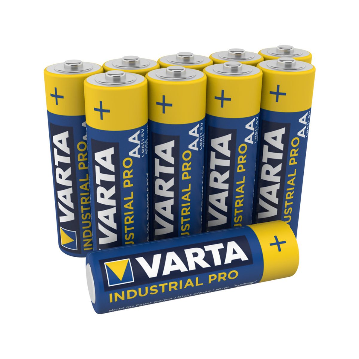 Batteri Varta Industrial pro AA LR6 10 stk