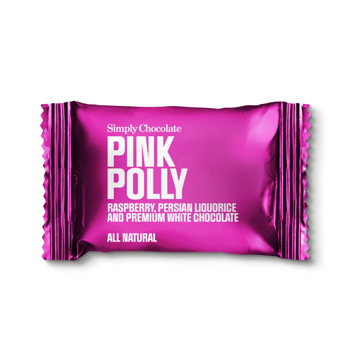 Simply Chocolate Chokoladebar | Pink Polly | 10 Gram | 75 stk.