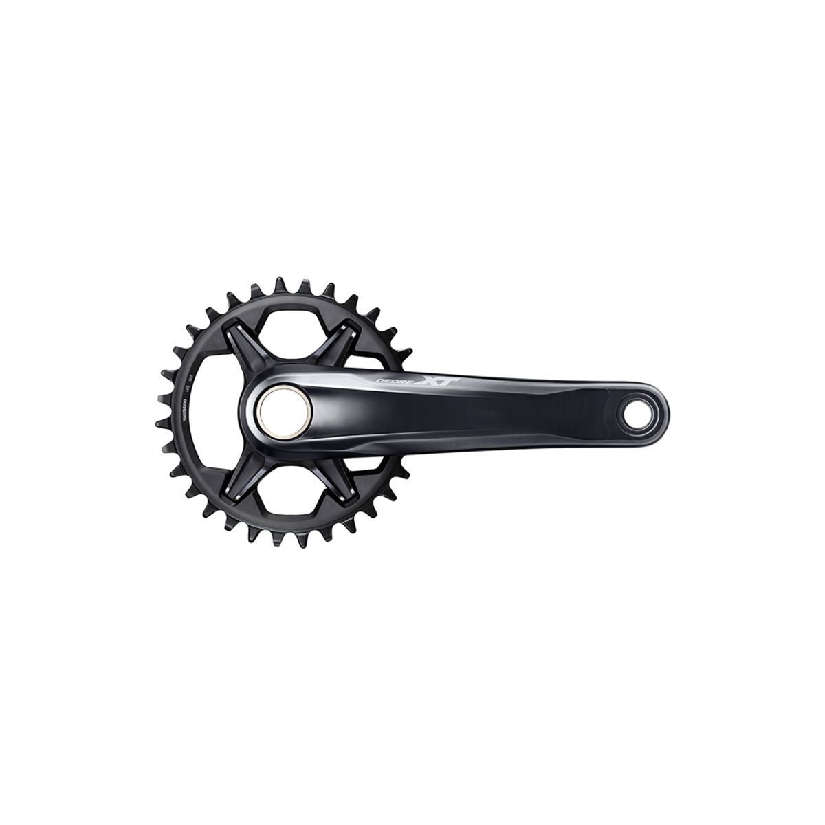 Shimano XT - Kranksæt M8100 - 1x12 gear uden klinge - 180 mm Pedalarme