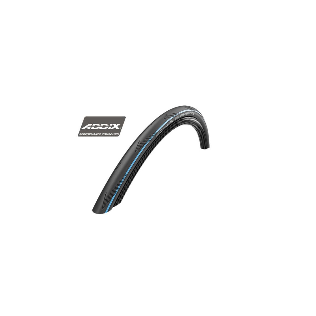 Schwalbe One Race Guard - Lite Foldedæk - 700x25c (25-622) Sort/Blå