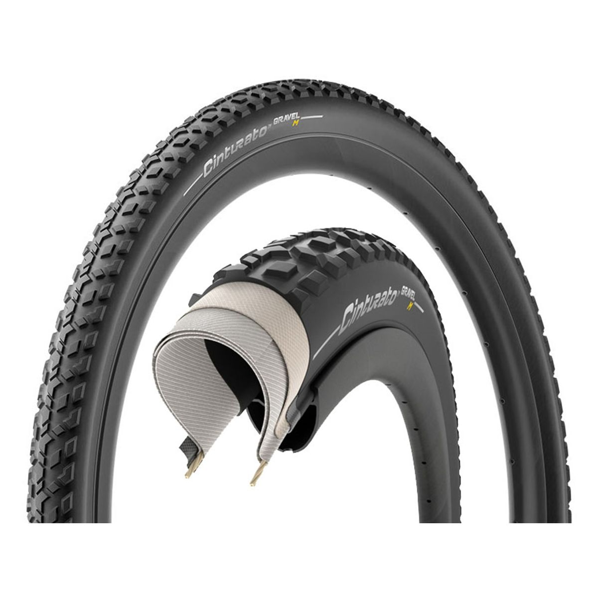 Pirelli - Cinturato Gravel Mixed - Foldedæk - 700x40c - Sort