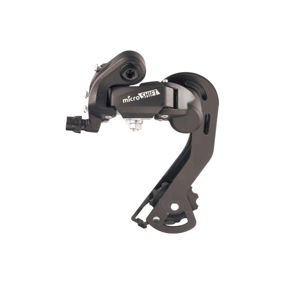 Microshift - Bagskifter til 6 eller 7 gears Shimano kassette - Lang laske - MTB/Trekking