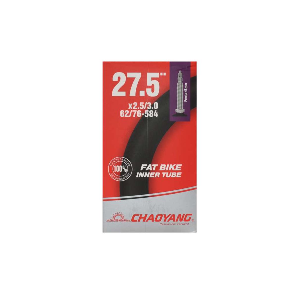 Chaoyang Slange 27.5 x 2.50-3.0 med 48mm lang Racerventil