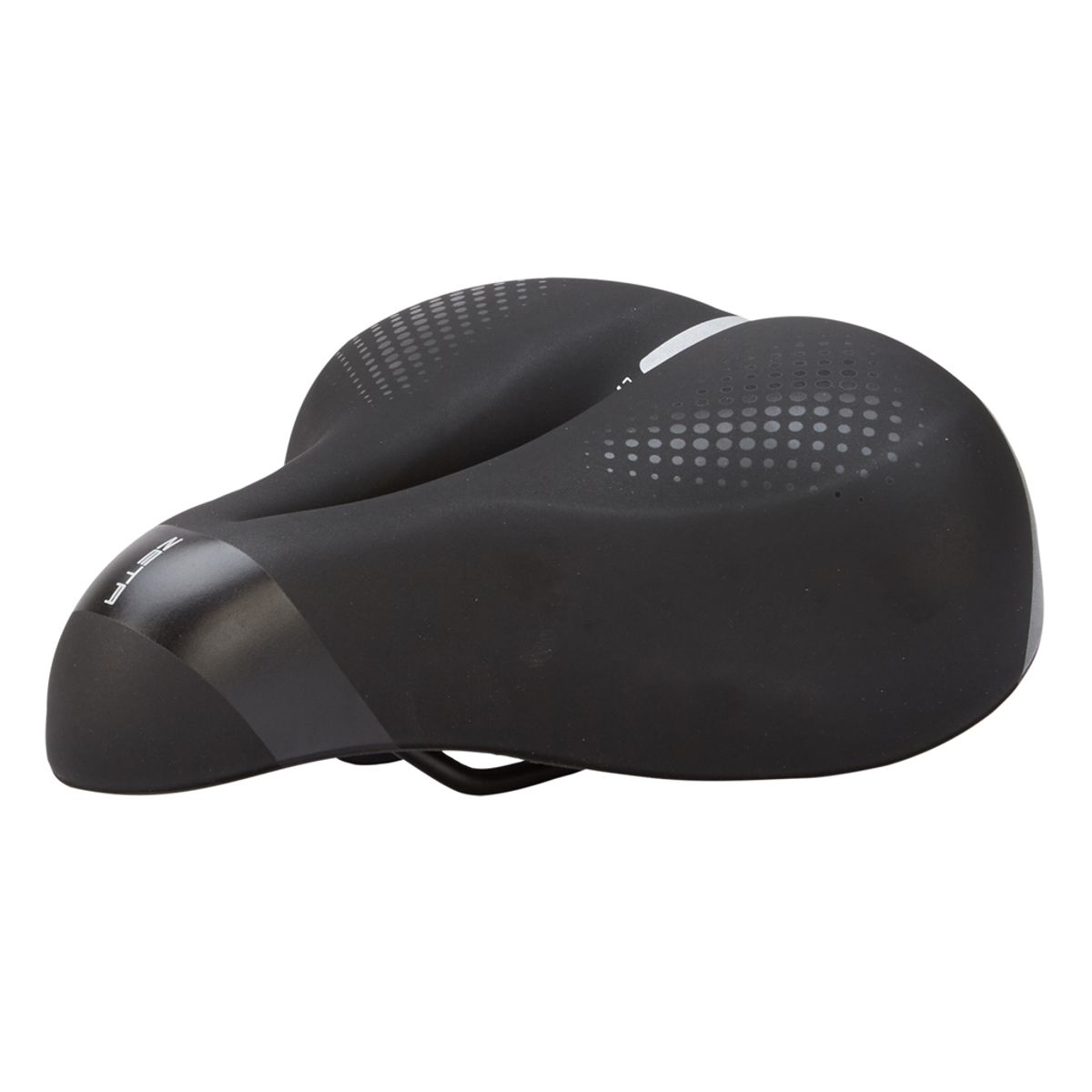 Selle Italia Zeta Comfort Gel Flow - Sadel - Sportourer - Sort