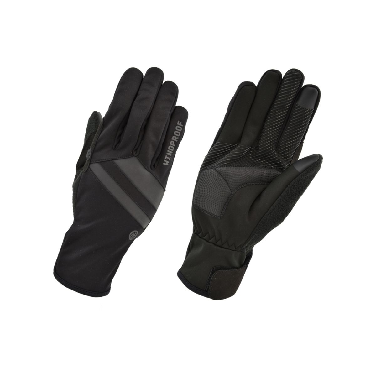 AGU Essential Windproof - Cykelhandsker - Sort - Str. XXL