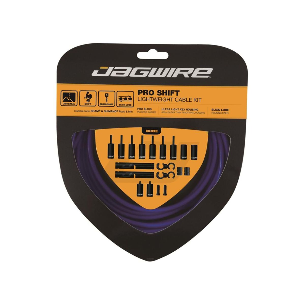 Jagwire - Pro Shift - 2x Gearkabel sæt - Road/MTB - BlåJagwire - Pro Shift - 2x Gearkabel sæt - Road/MTB - Blå