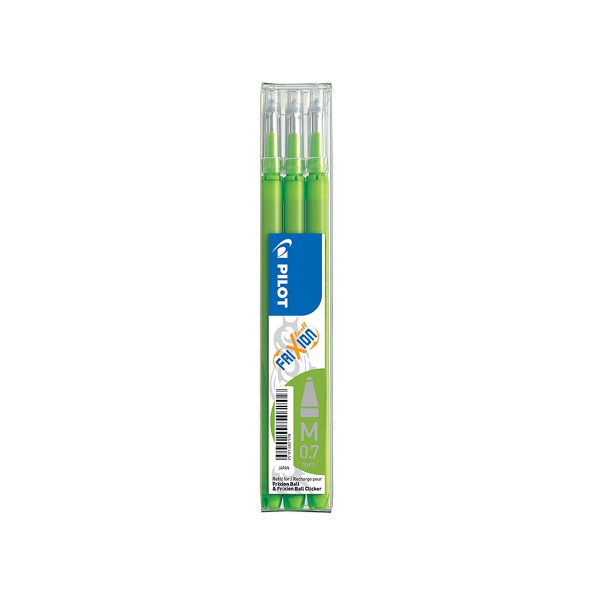 Refill Pilot Frixion Lime 0,7 mm 3-stk