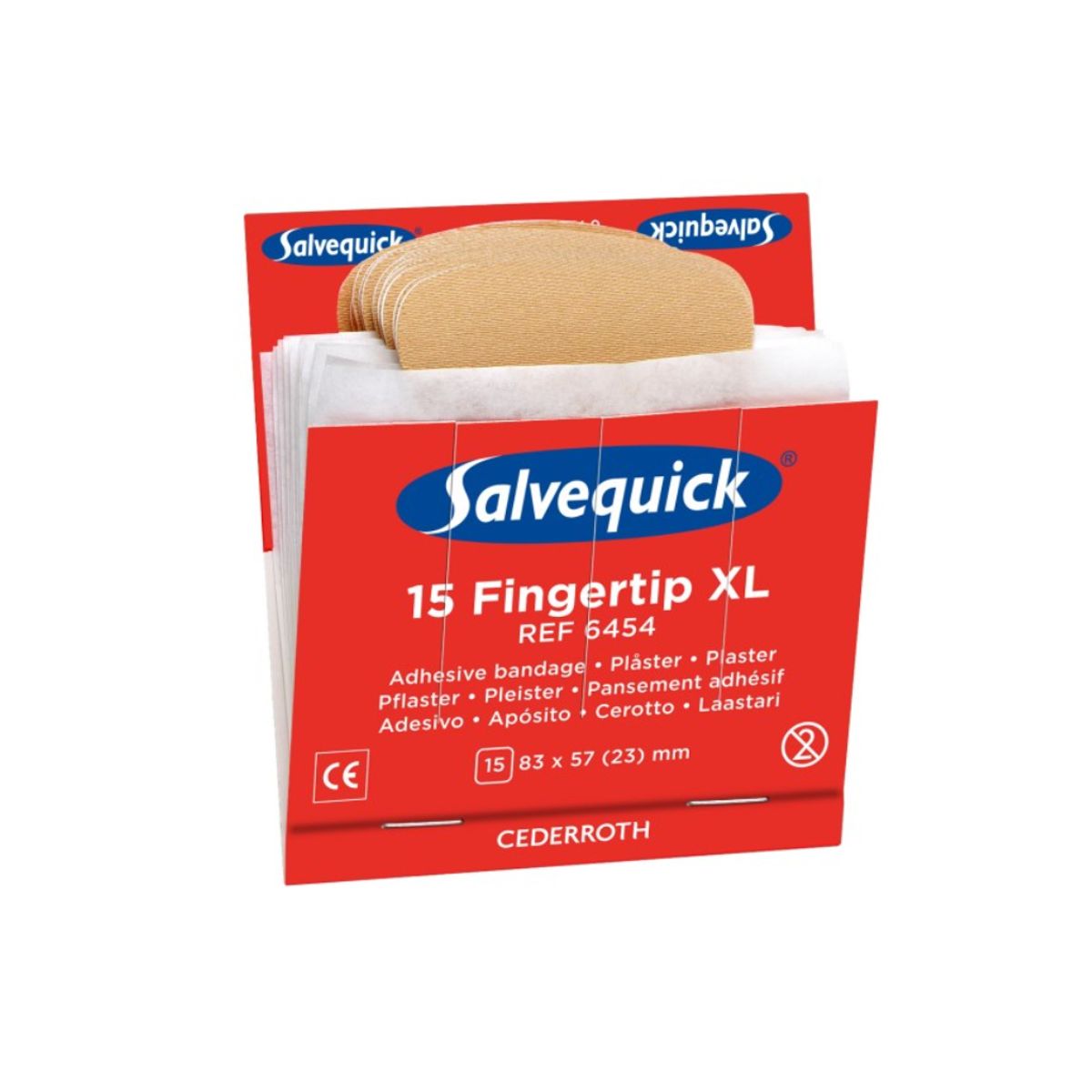 Plaster Fingerspids XL Refill Salvequick 15 stk