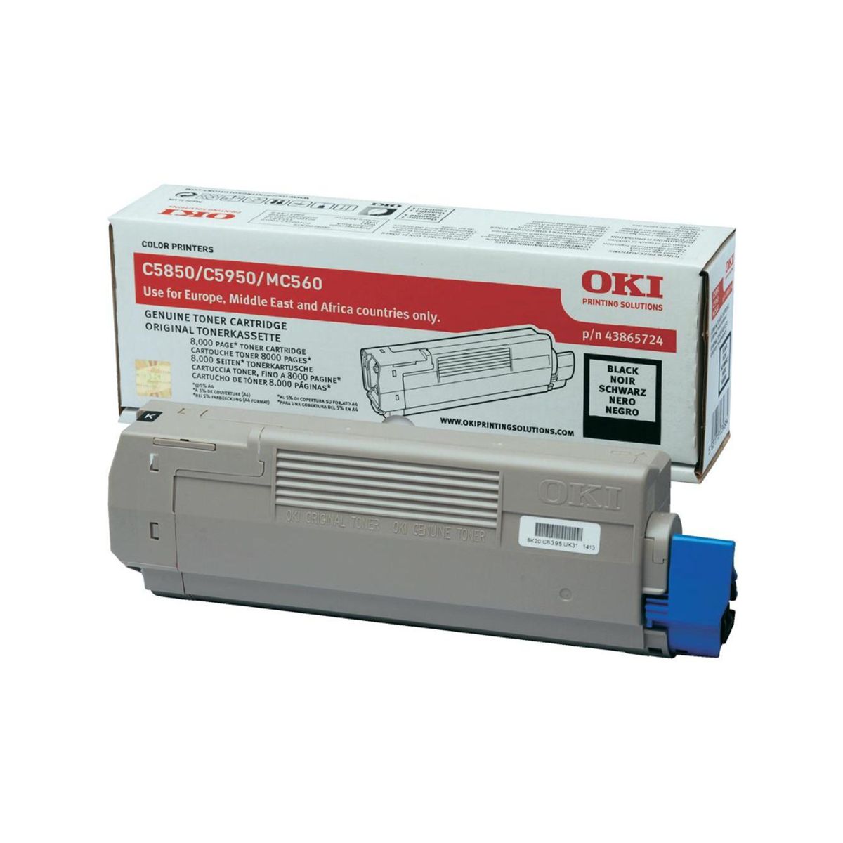 OKI Toner C5850/5950 Sort