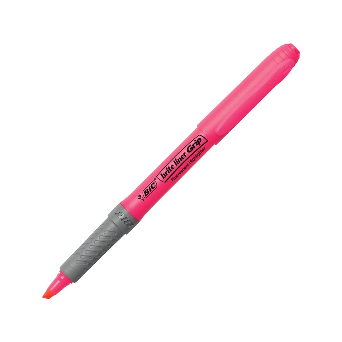 Overstregningstusch | Bic Brite Liner Grip | Pink