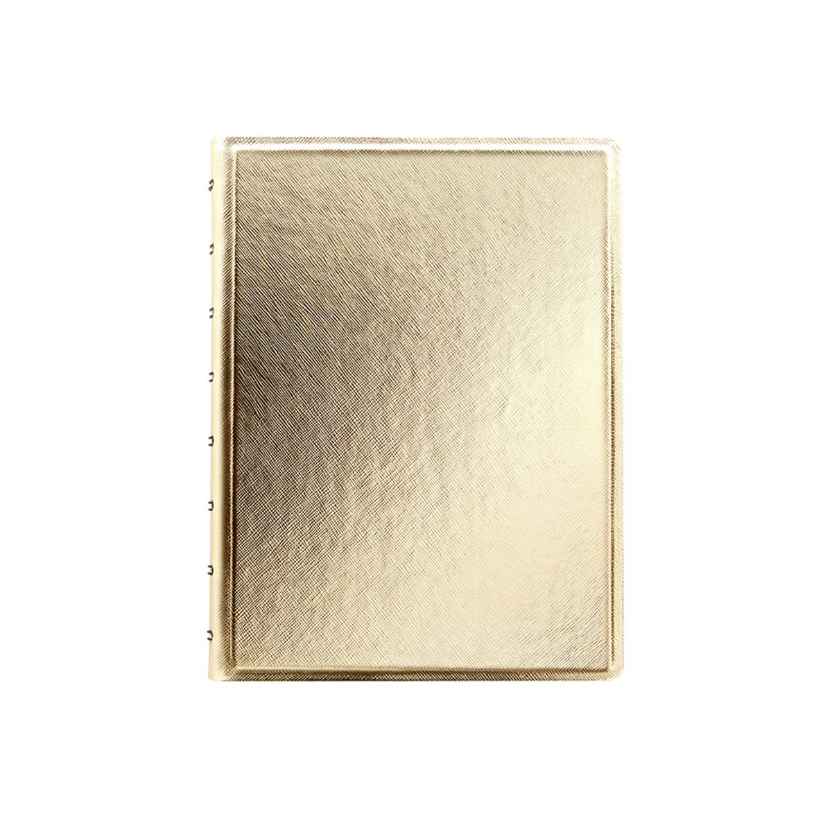 Notesbog Filofax A5 Linjeret Saffiano Gold