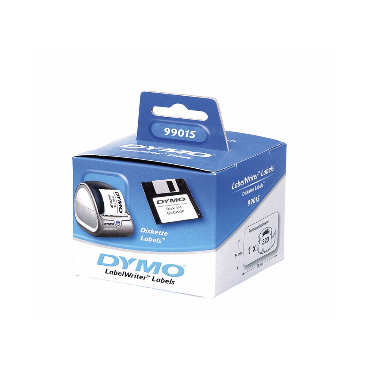 Dymo Etiketter 54x70mm 320 stk. S0722440