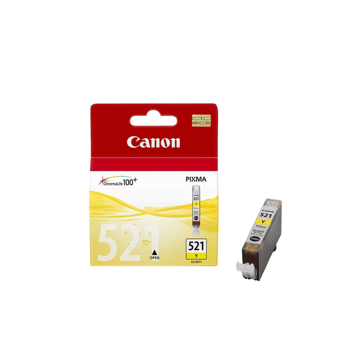 Canon Blæk Cli-521 Y Yellow