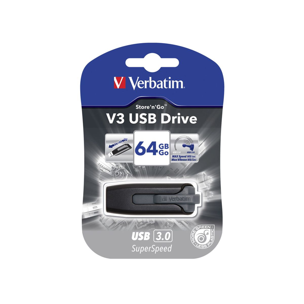 USB Nøgle 3.0 V3 64 gb