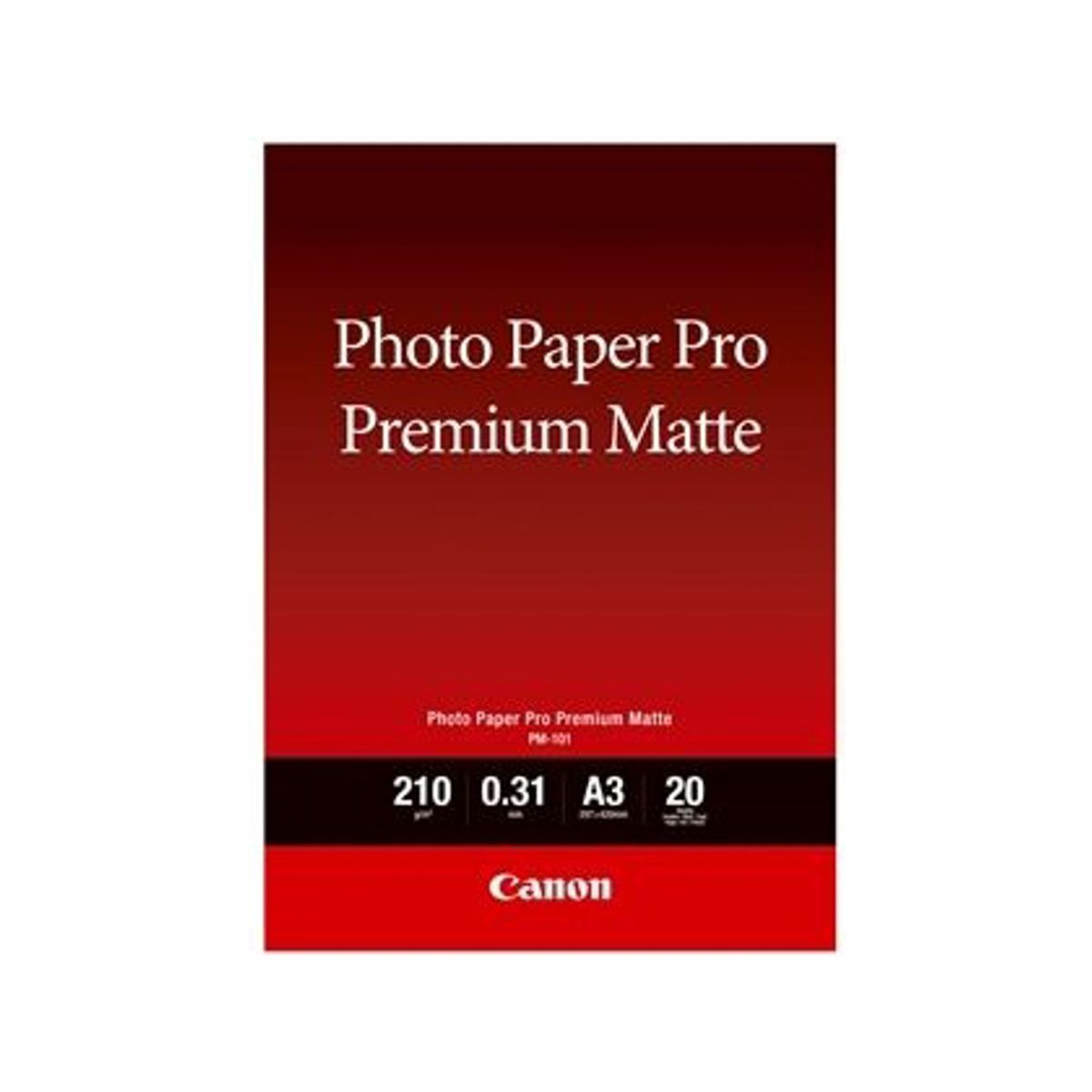 Fotopapir A3 Canon Pm-101 Pro Premium 210g Inkjet 20 ark