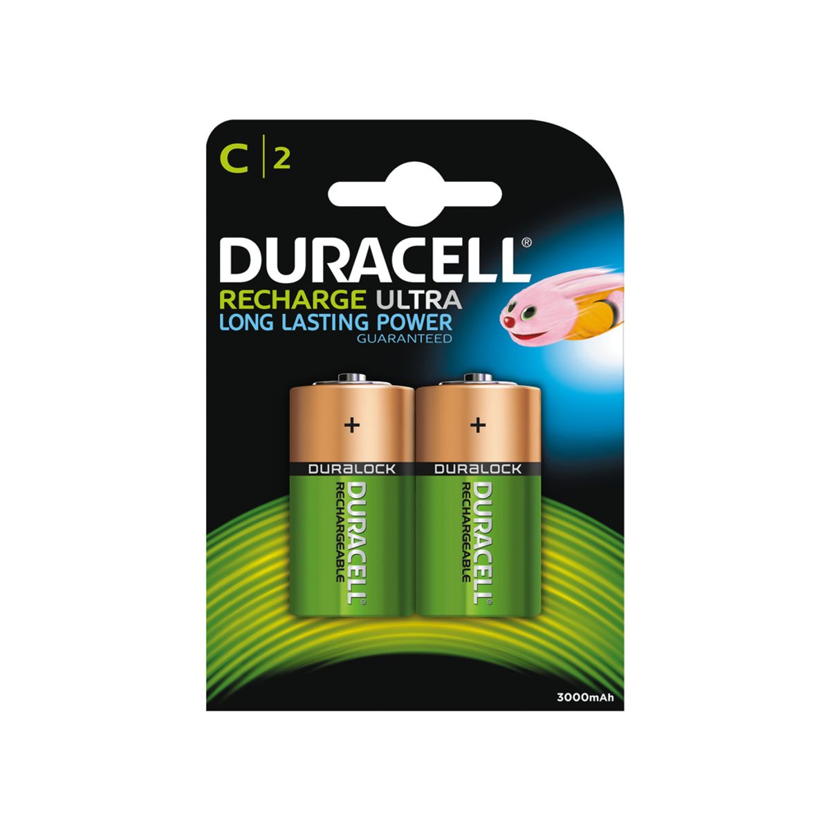 Batteri Duracell Genopladelig C 2 stk