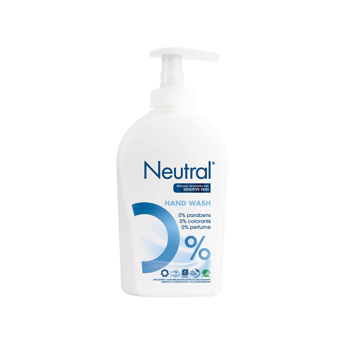 Sæbe Neutral med Pumpe 250 ml