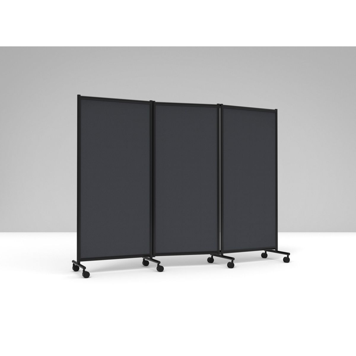 Lintex One Screen 3-delt, Mørkegrå 2280 x 1705 mm