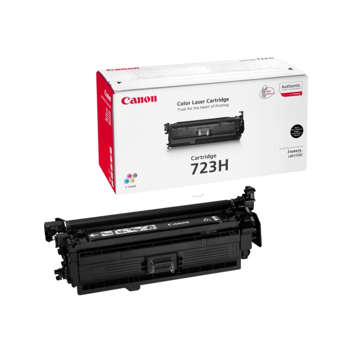 Canon Toner CRG 723h Sort